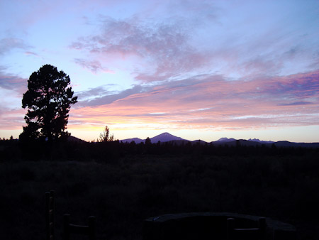 Stratocumulus at sunset