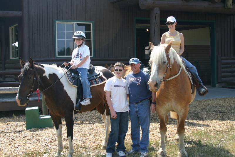 Horse Riding Family